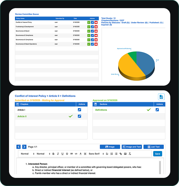 Policy Dashboard