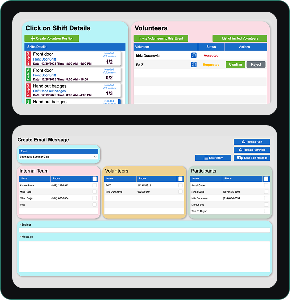 Volunteer Web Portal